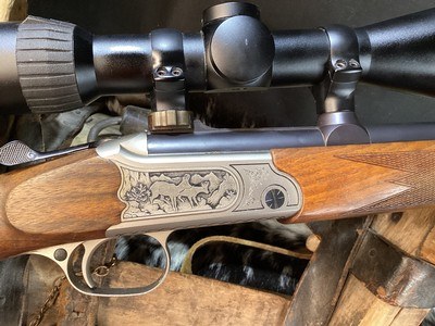 2012 Merkel Model K3 Single Shot Stalking Rifle, .300 Win Mag. Cased,2 Digit SN, Unfired. Trades Welcome. - Image 1 of 23