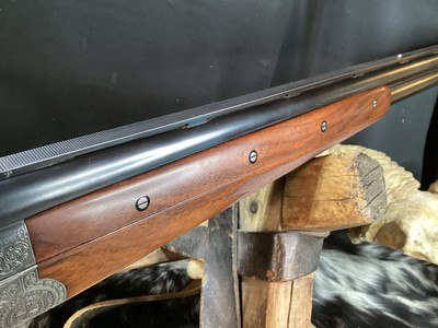 1953 Mfg. Merkel 303E Sidelock, Early Postwar. O/U, Special Order, Beautiful Game Scene Engraved, Vented Rib, 12 Bore, Excellent Cond. Trades Welcome - Image 7 of 25