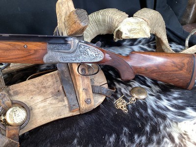 1953 Mfg. Merkel 303E Sidelock, Early Postwar. O/U, Special Order, Beautiful Game Scene Engraved, Vented Rib, 12 Bore, Excellent Cond. Trades Welcome - Image 17 of 25