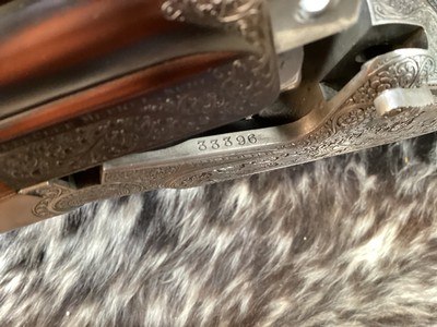 1953 Mfg. Merkel 303E Sidelock, Early Postwar. O/U, Special Order, Beautiful Game Scene Engraved, Vented Rib, 12 Bore, Excellent Cond. Trades Welcome - Image 9 of 25