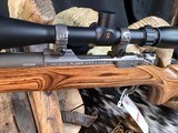 1994 Ruger M77 MKII All Weather Varmint,.223 Rem, Bull Barrel, Laminate Stock , Sightron Optic, As New, Trades Welcome - Image 7 of 13