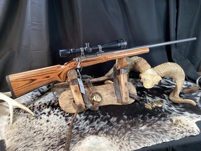 1994 Ruger M77 MKII All Weather Varmint,.223 Rem, Bull Barrel, Laminate Stock , Sightron Optic, As New, Trades Welcome - Image 9 of 13