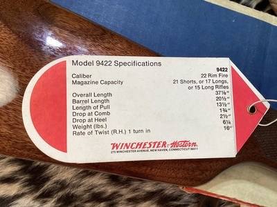 NOS Winchester 9422 XTR, 20.5” Barrel, Unfired in Box, .22 SLLR, Trades Welcome - Image 2 of 13