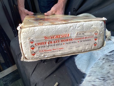 1983 Winchester Chief Crazy Horse Commemorative, Unfired in Box, 38-55 Caliber. Trades Welcome - Image 21 of 23
