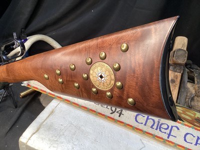 1983 Winchester Chief Crazy Horse Commemorative, Unfired in Box, 38-55 Caliber. Trades Welcome - Image 17 of 23
