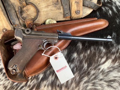 Pre WWI DWM/Stoeger American Eagle Artillery Luger, 9mm, W/ Holster. Trades Welcome. - Image 10 of 16