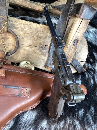 Pre WWI DWM/Stoeger American Eagle Artillery Luger, 9mm, W/ Holster. Trades Welcome. - Image 9 of 16