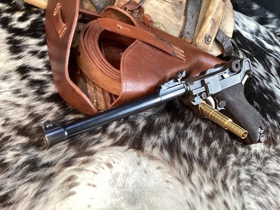 Pre WWI DWM/Stoeger American Eagle Artillery Luger, 9mm, W/ Holster. Trades Welcome. - Image 8 of 16