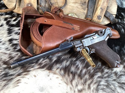 Pre WWI DWM/Stoeger American Eagle Artillery Luger, 9mm, W/ Holster. Trades Welcome. - Image 1 of 16