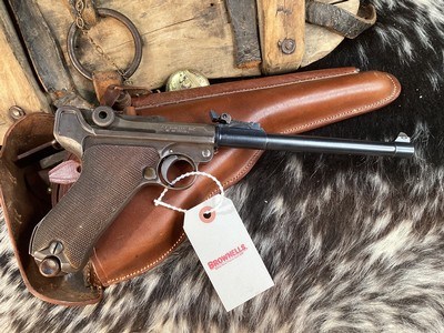 Pre WWI DWM/Stoeger American Eagle Artillery Luger, 9mm, W/ Holster. Trades Welcome. - Image 7 of 16