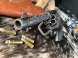 1905 Colt SAA Bisley, 4 3/4” .45 Colt , Engraved W/ Holster. Trade’s Welcome. - Image 5 of 21