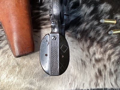 1905 Colt SAA Bisley, 4 3/4” .45 Colt , Engraved W/ Holster. Trade’s Welcome. - Image 18 of 21