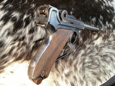 1915 DWM P08 German Luger Pistol, 9 mm, Trades Welcome - Image 12 of 18