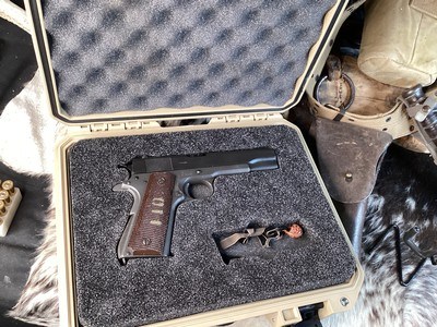 1943 Ithaca 1911A1 , .45acp.WWII Survivor, Trades Welcome - Image 15 of 17