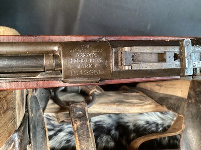 1903 Springfield MKI W/Pedersen Device Provisions, Mfg. 1918, WWI Survivor, 30-06 U.S. Battle Rifle. - Image 4 of 17