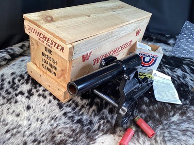 Winchester 10 Ga. Signal Cannon, As New Unfired In Crate. Trades Welcome - Image 15 of 17