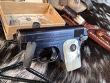1915 Mfg. Colt Pocket Hammerless model 1908, Mother of Pearl Grips W/Box, .25 acp. Trades Welcome - Image 8 of 19