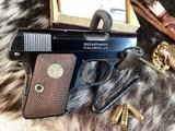 Colt M1908 Pocket Hammerless .25, Mfg. 1925, Excellent in Box. Trades Welcome - Image 3 of 18