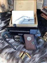 Colt M1908 Pocket Hammerless .25, Mfg. 1925, Excellent in Box. Trades Welcome - Image 1 of 18