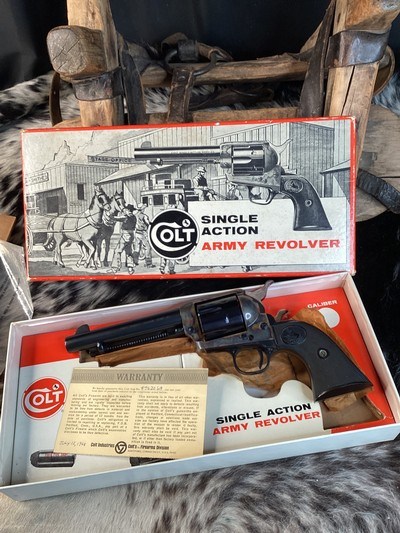 1968 Colt SAA , Stagecoach Box , Colt Employee Purchase W/Receipt, Unfired, Trades Welcome. - Image 10 of 22