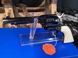 Colt SAA Factory “A” Engraved, One Piece Ivory Grips, .45 Colt Custom Shop, 5.5”,Boxed & Unfired, Trades Welcome - Image 11 of 19