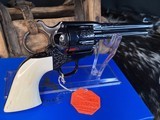 Colt SAA Factory “A” Engraved, One Piece Ivory Grips, .45 Colt Custom Shop, 5.5”,Boxed & Unfired, Trades Welcome - Image 19 of 19