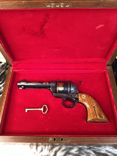 Colt Buffalo Bill Centennial Commemorative SAA, .45 Colt , Cased W/Letter, Gold Inlay, Colt Custom Shop, Trades Welcome - Image 11 of 17