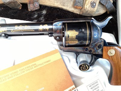 Colt Buffalo Bill Centennial Commemorative SAA, .45 Colt , Cased W/Letter, Gold Inlay, Colt Custom Shop, Trades Welcome - Image 1 of 17