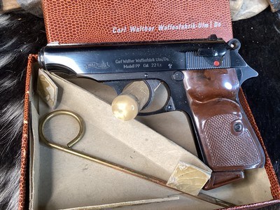 1969 Mfg. West German Walther PP, .22 LR W/Matching Alligator Box, Trades Welcome - Image 3 of 18