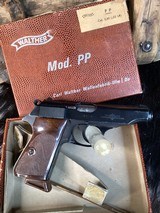 1969 Mfg. West German Walther PP, .22 LR W/Matching Alligator Box, Trades Welcome - Image 4 of 18