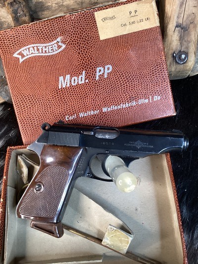 1969 Mfg. West German Walther PP, .22 LR W/Matching Alligator Box, Trades Welcome - Image 4 of 18