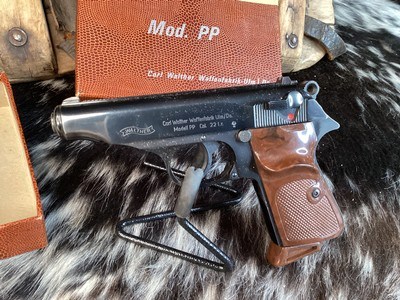1969 Mfg. West German Walther PP, .22 LR W/Matching Alligator Box, Trades Welcome - Image 6 of 18