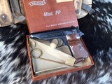1969 Mfg. West German Walther PP, .22 LR W/Matching Alligator Box, Trades Welcome - Image 9 of 18