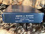1976 Mfg. Smith & Wesson model 39-2 , 9mm Semi Auto, Genuine Ivory Grips, Excellent Unfired & Boxed. Trades Welcome - Image 11 of 19