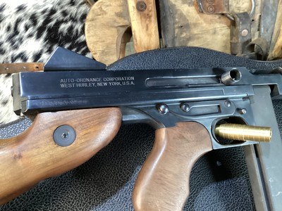 Thompson Auto Ordnance Semi Sub Gun, Cased W/Extra Barrel, 45 acp. Trades Welcome - Image 8 of 17