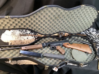 Thompson Auto Ordnance Semi Sub Gun, Cased W/Extra Barrel, 45 acp. Trades Welcome - Image 6 of 17