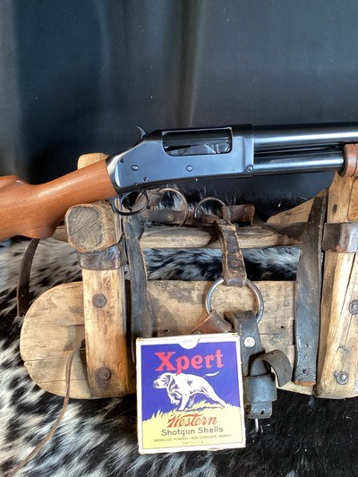 1940 Prewar Winchester 97 Riot Shotgun, Unfired & Pristine Survivor, Cyl Bore, Solid Frame Gorgeous! Trades Welcome - Image 8 of 20