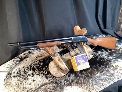 1940 Prewar Winchester 97 Riot Shotgun, Unfired & Pristine Survivor, Cyl Bore, Solid Frame Gorgeous! Trades Welcome - Image 12 of 20