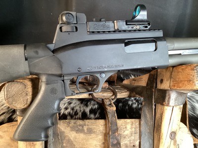 FN TACTICAL POLICE SHOTGUN W/SEEMORE Sight, Pump Action, 12 Ga. High Capacity, Ported. Trades Welcome - Image 3 of 12
