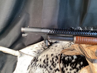 1936 Winchester model 97 Riot/Trench Gun Tribute, 12 Ga. Cyl Bore, 20”, Solid Frame. Trades Welcome - Image 9 of 12