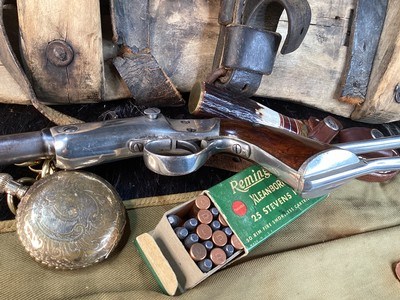 Stevens #40 New Model Pocket Rifle With Case, .25 Stevens RimFire. Trades Welcome - Image 15 of 22