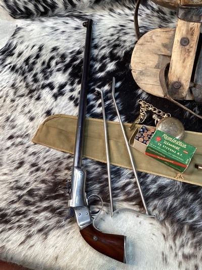 Stevens #40 New Model Pocket Rifle With Case, .25 Stevens RimFire. Trades Welcome - Image 17 of 22