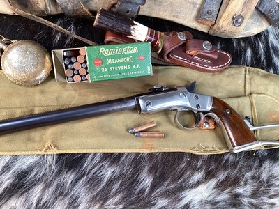 Stevens #40 New Model Pocket Rifle With Case, .25 Stevens RimFire. Trades Welcome - Image 3 of 22