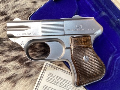 COP .357 4 Shot Derringer , .357 Magnum. Unfired Condition W/Box, Gorgeous. Trades Welcome. - Image 12 of 24