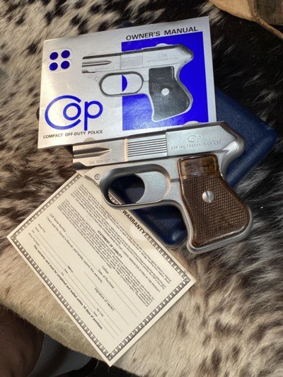 COP .357 4 Shot Derringer , .357 Magnum. Unfired Condition W/Box, Gorgeous. Trades Welcome. - Image 21 of 24