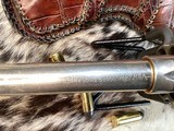 Colt 1909 New Service US Army DA Revolver, .45 Colt , Nickle , Ivory Grips, Period Western Holster,Gorgeous. Trades Welcome - Image 17 of 24