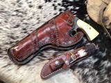 Colt 1909 New Service US Army DA Revolver, .45 Colt , Nickle , Ivory Grips, Period Western Holster,Gorgeous. Trades Welcome - Image 22 of 24