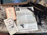 1956 Mfg. Colt Huntsman .22 Semi Automatic Pistol W/Box & Paperwork, Clean. Trades Welcome - Image 12 of 24