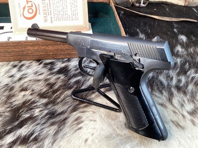 1956 Mfg. Colt Huntsman .22 Semi Automatic Pistol W/Box & Paperwork, Clean. Trades Welcome - Image 9 of 24