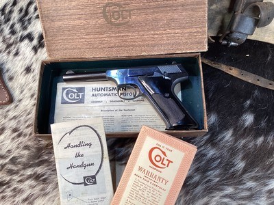 1956 Mfg. Colt Huntsman .22 Semi Automatic Pistol W/Box & Paperwork, Clean. Trades Welcome - Image 8 of 24